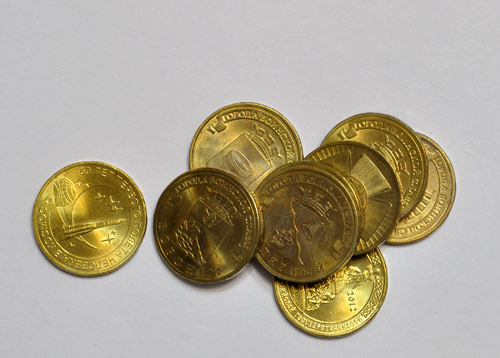 Стальные монеты (10 рублевые монеты нового образца)