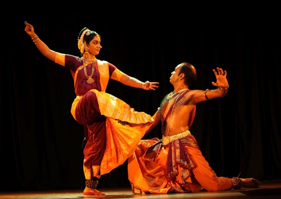 Индийский танец, небольшой фрагмент.