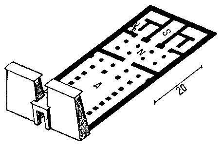 Храмы Древнего Египта. Один из храмов общего архитектурного комплекса Карнака