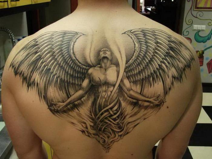 Татуировки с ангелами