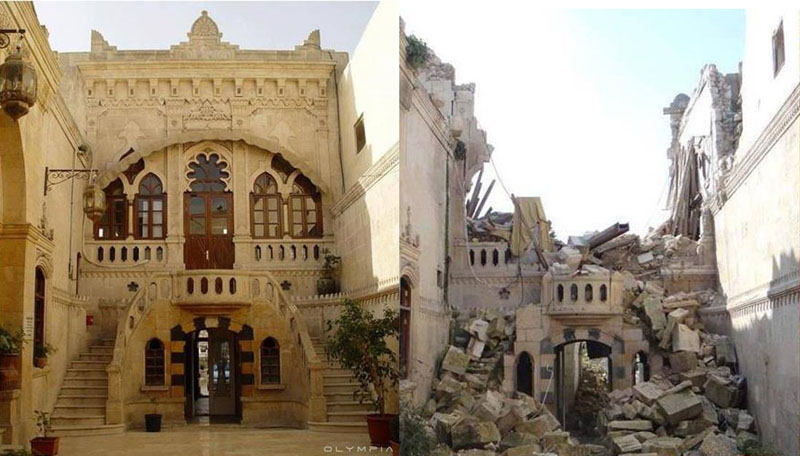 Фотографии до и после начала войны в Сирии 1