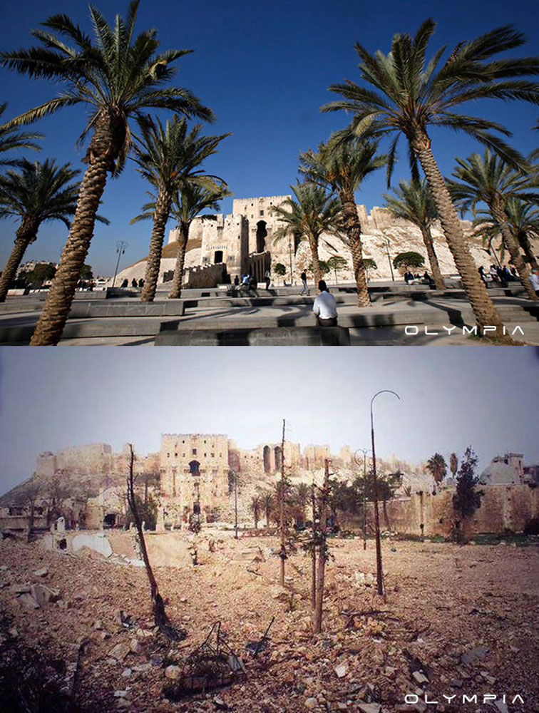 Фотографии до и после начала войны в Сирии 10