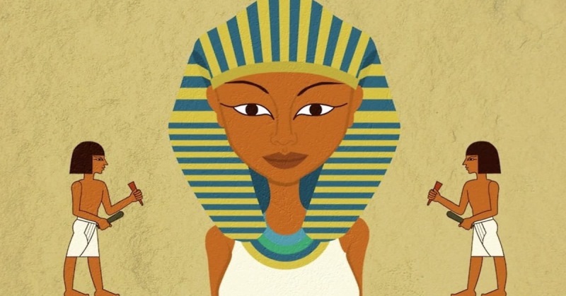 Тогда власть к своим рукам взяла Хатшепсут. Считалось, что к власти ее благословил бог Амон, а сама она одевала мужские одежды и носила накладную бороду. Впрочем, укрепившись на престоле, правительница стала часто отступать от этой традиции. древний египет, египет, фараон