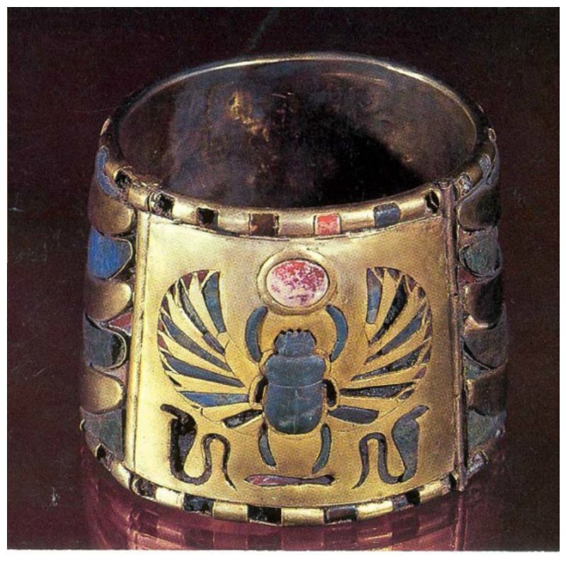 Ножной браслет Тутанхомона, Каирский музей. древний египет, искусство, красота, невероятное, удивительное, ювелирное