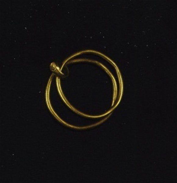 Золотые кольца для куклы археология, древний рим, интересно, история, скелеты