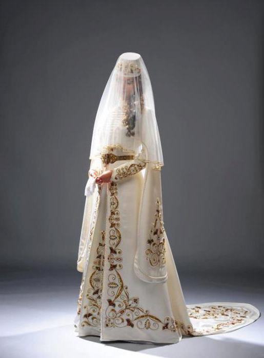 чеченский свадебный наряд