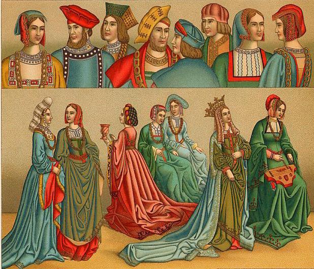 одежды раннего средневековья