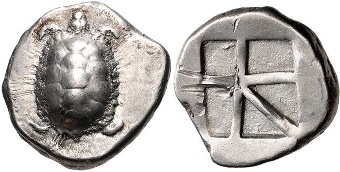 греческая монета