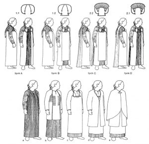 Вариации женской одежда из Бирки