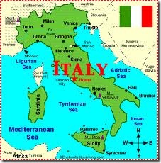 географическое положение италии