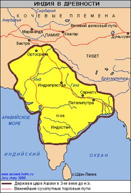 карта индии