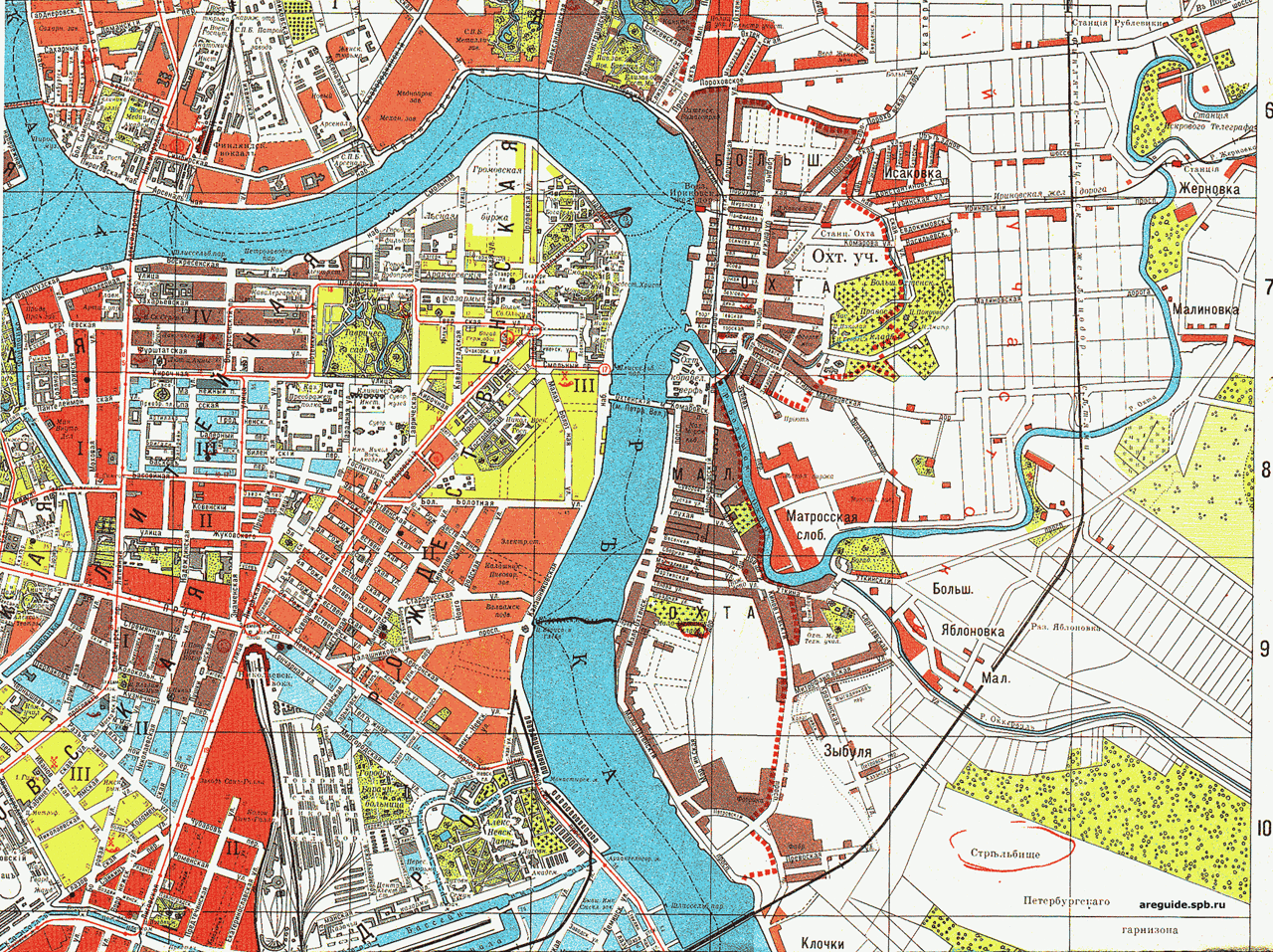 1914. План Санкт-Петербурга 
