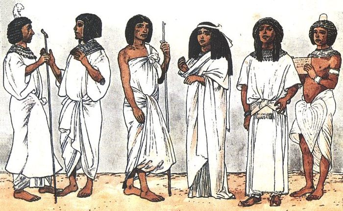 моды - первый урок, первая часть. История костюма. Древний Египет.
