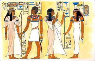 одежда древнего египта женская мужская одежда фараонов