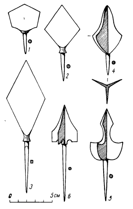 Татаро-монгольские наконечники стрел в Восточной Европе