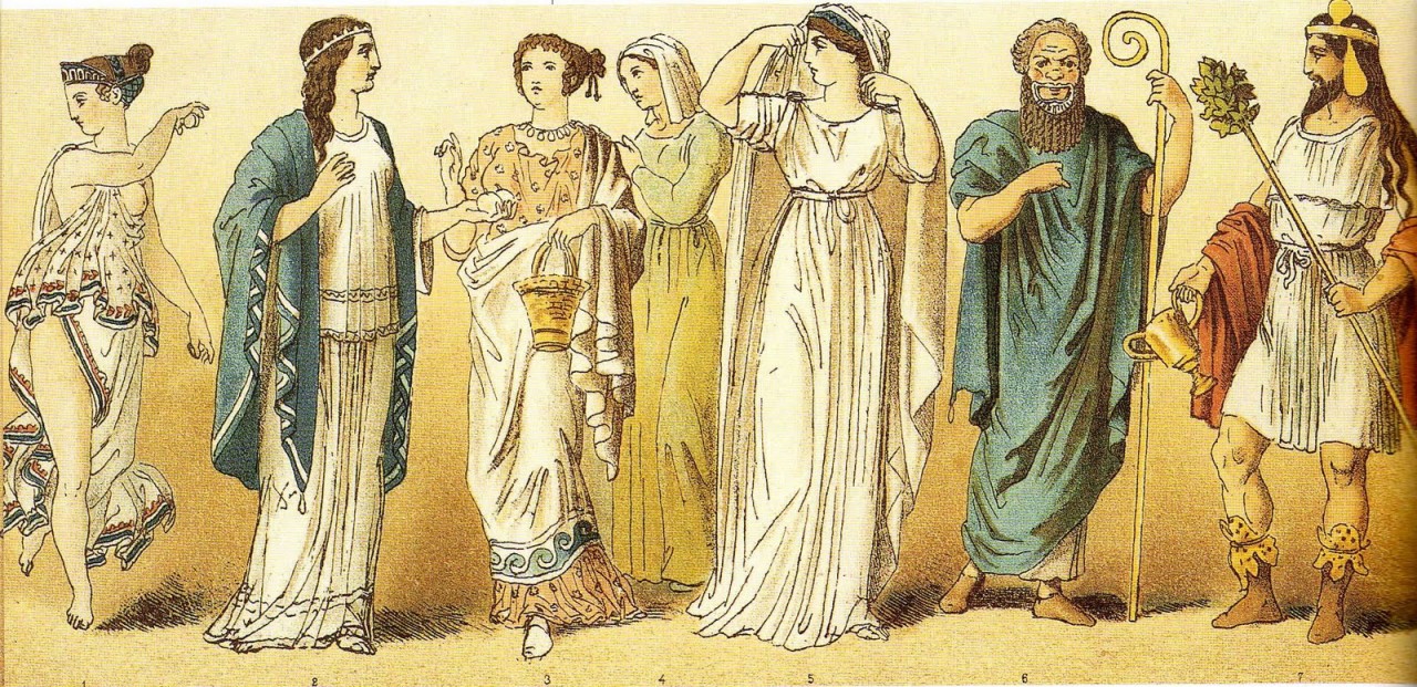 одежда древней греции