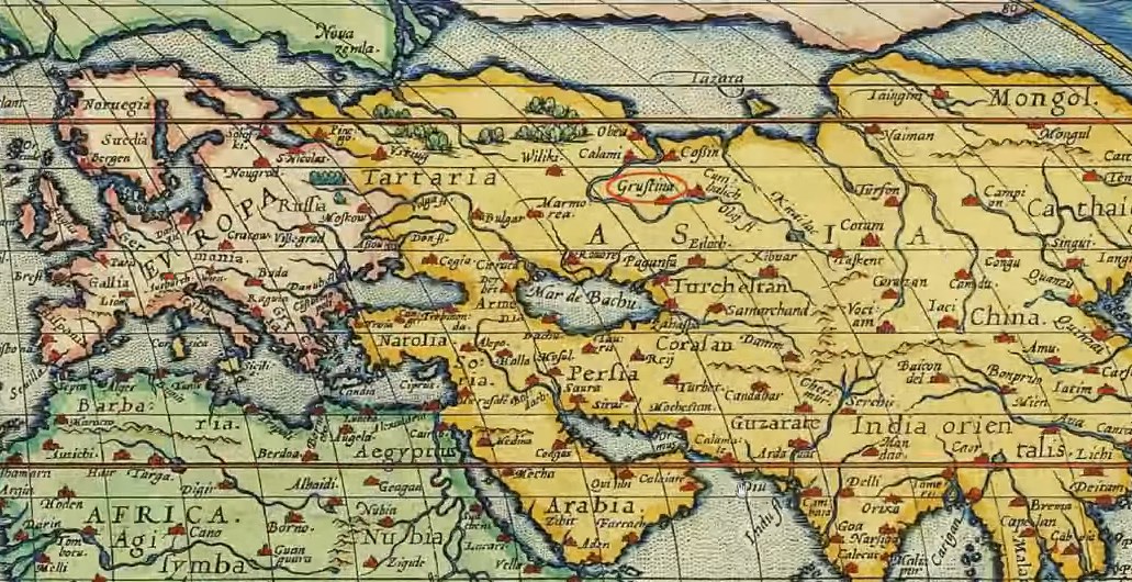 Карта Грустин