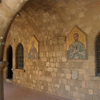 Мозаики с ликами апостолов и святых в Филеримском монастыре