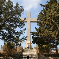 Крест в конце Пути на Голгофу Филеримского монастыря