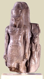 Сет и Нефтида. XIX династия, правление фараона Рамзеса II (1279-1213 гг. до н.э.). Луврский музей