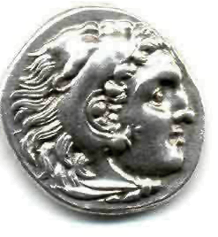 Древнегреческая драхма - одна из первых монет в истории денег