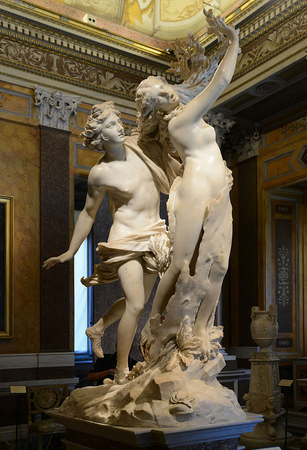 Аполлон и Дафна. Скульптура 17 века