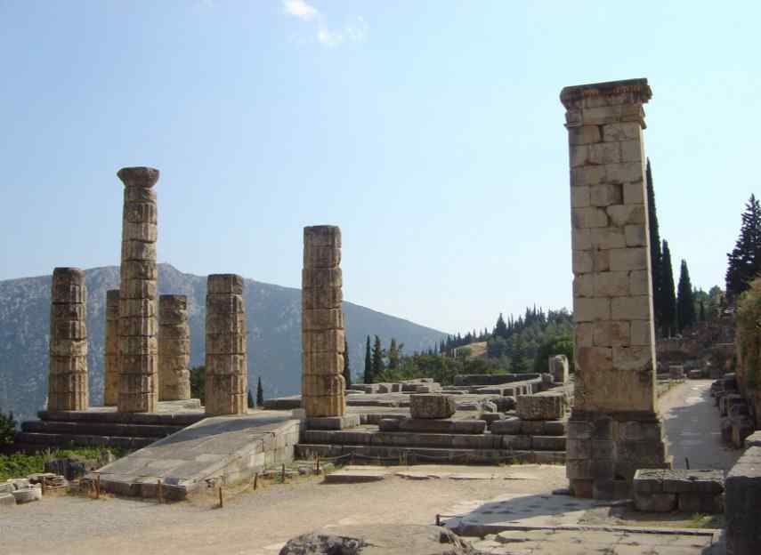 храм Апполона, развалины