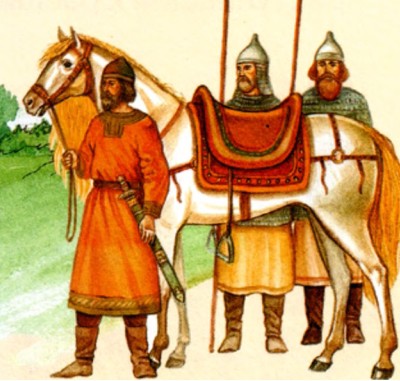 Княжеские дружинники составляли особую группу славянского племени