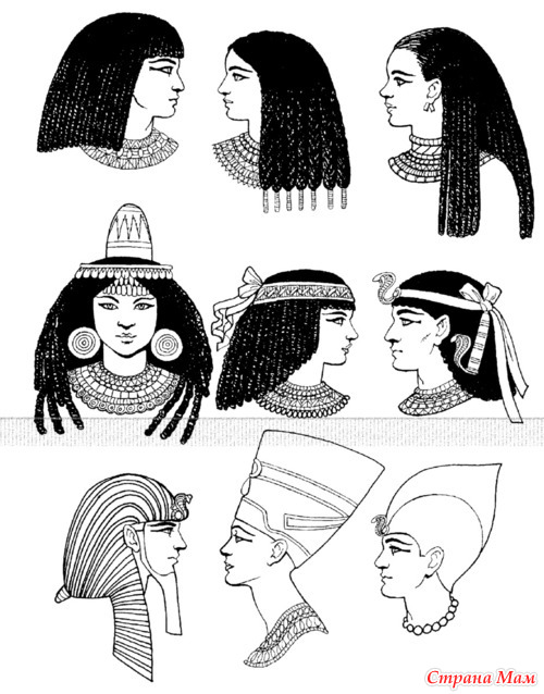 одежда древних египтян картинки.