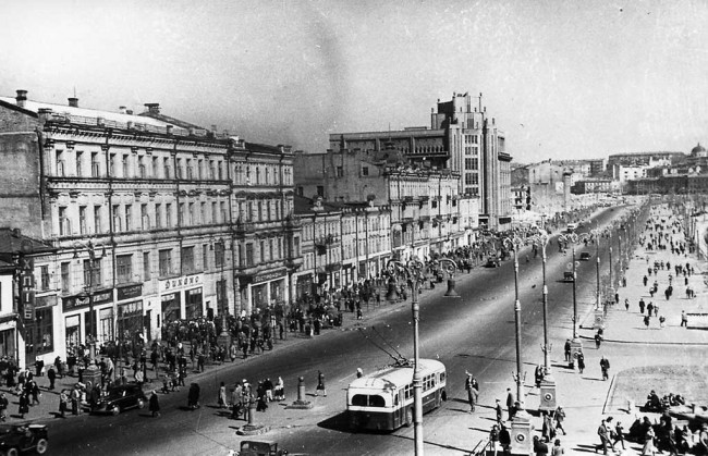 Крещатик в 1949 году