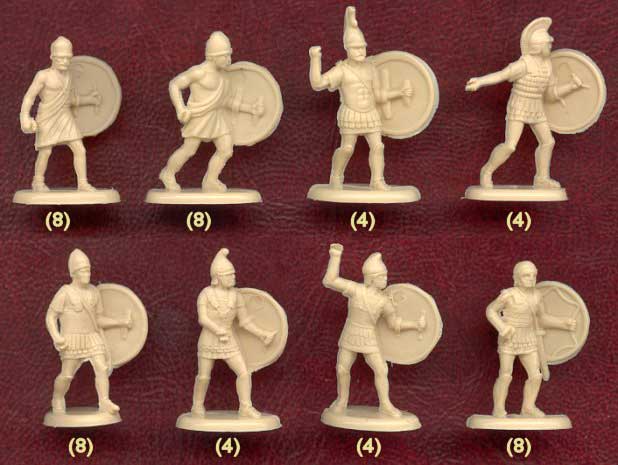 Набор солдатиков древних греков фирмы ХАТ