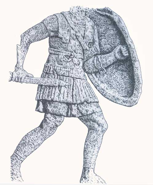 Вооружение легионера 1 в. до н.э. 