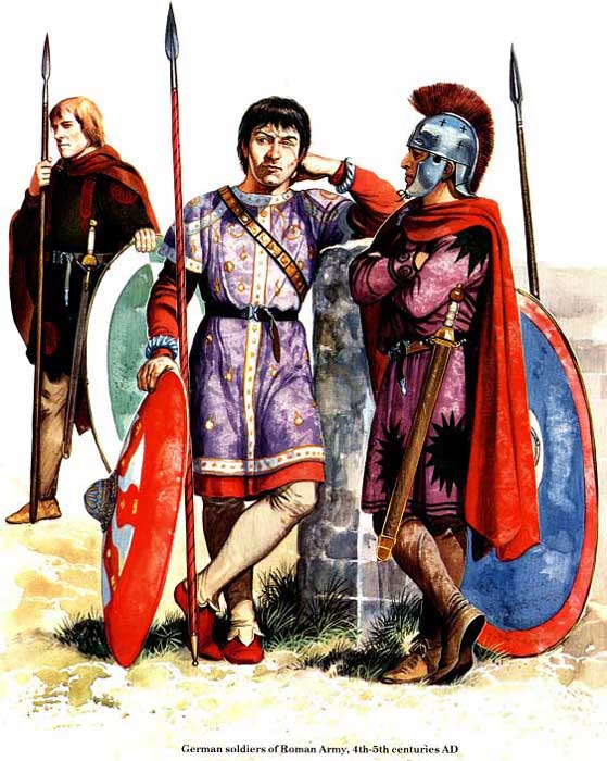 Германцы в римской армии поздней империи