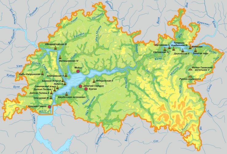 Стоянки первобытных людей в татарстане