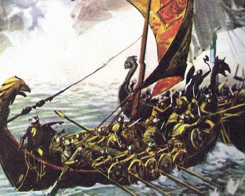 битвы викингов в открытом море