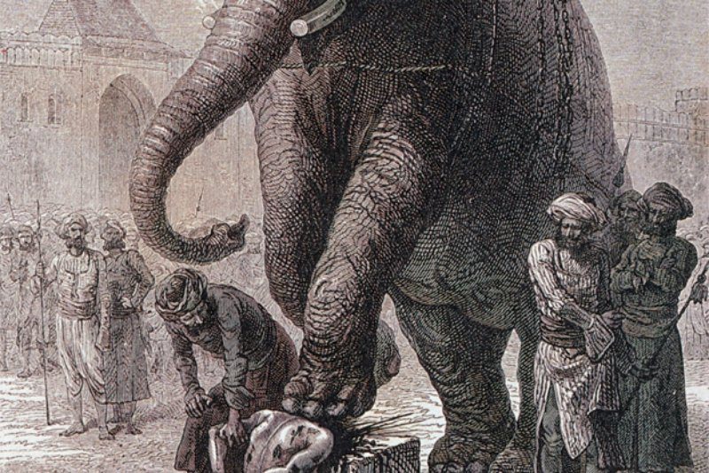казнь слоном