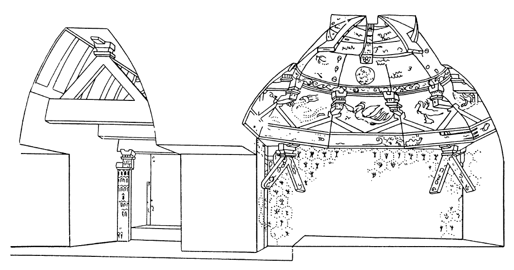 Провинция Южный Пхёнан, «Чисинчхон» («Погребение небесных царей и духов земли»), V в. Внутренний вид камер