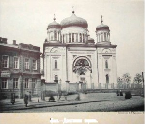 Десятинная церковь XIX в., выстроенная на месте старого здания