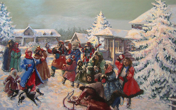 Колядки русские народные на Рождество – короткие, детские. Тексты стихов и песен с нотами рождественских колядок, видео
