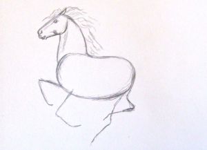 как нарисовать лошадь карандашом поэтапно 8