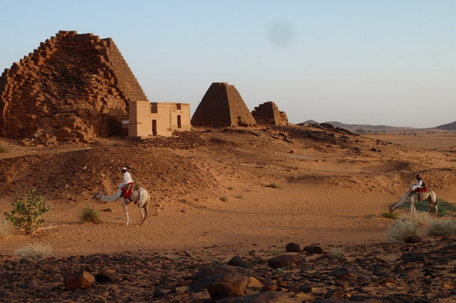 Пирамиды Мероэ в Судане
