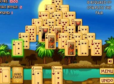 Пасьянс пирамида древнего египта играть онлайн бесплатно