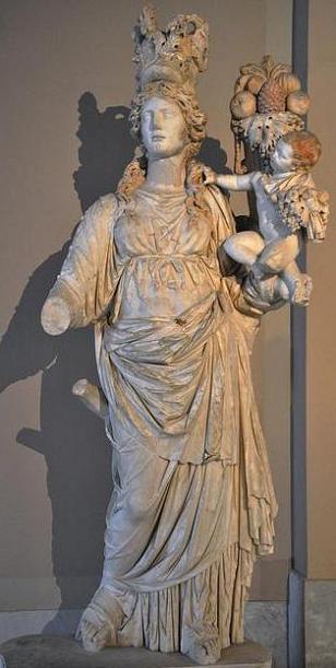 богиня Фортуна, Тиха, Тихэ, Тюхэ, Плутос, рог изобилия