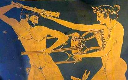 Геракл и треножник Пифии