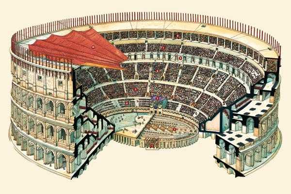 Колизей Рима: реконструкция