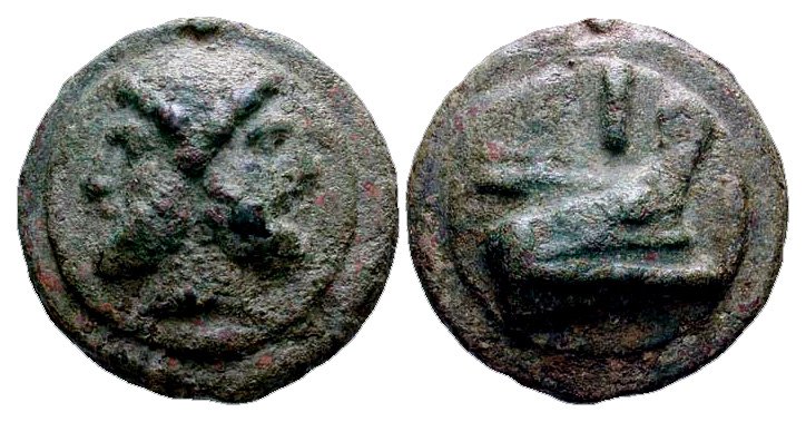 Монета Древнего Рима - асс