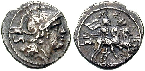 Монета Древнего Рима - сестерций