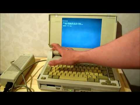 Раритетные девайсы: Compaq SLT/286. Ноутбук 88-го года.