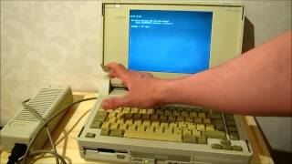 Раритетные девайсы: Compaq SLT/286. Ноутбук 88-го года.