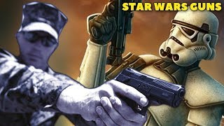 ПОЧЕМУ В STAR WARS НЕТ ОГНЕСТРЕЛЬНОГО ОРУЖИЯ? (или есть?)